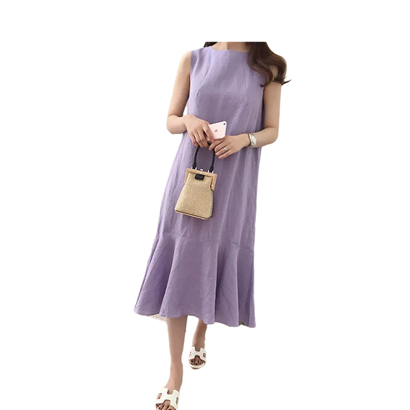 Women Solid Color Dresses Wholesale 220307474