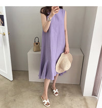 Load image into Gallery viewer, Women Solid Color Dresses Wholesale 220307474
