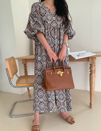 Load image into Gallery viewer, Women Print Beach Dresses Wholesale 220307500
