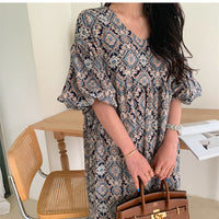 Load image into Gallery viewer, Women Print Beach Dresses Wholesale 220307500
