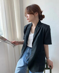 Load image into Gallery viewer, Women Solid Color Blazers Jackets Outwears Wholesale 220307508
