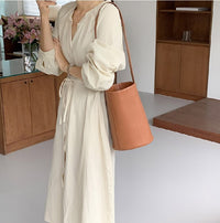 Load image into Gallery viewer, Women Solid Color Dresses Wholesale 220307585
