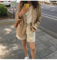 Load image into Gallery viewer, Women Solid Color Blazers Wholesale 220307601
