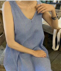 Load image into Gallery viewer, Women Striped Dresses Wholesale 220307638
