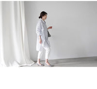 Load image into Gallery viewer, Women Striped Blouses Wholesale 220307645
