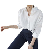 Load image into Gallery viewer, Women Solid Color Blouses Wholesale 220307658
