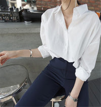 Load image into Gallery viewer, Women Solid Color Blouses Wholesale 220307658
