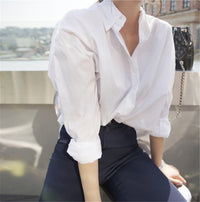 Load image into Gallery viewer, Women Solid Color Blouses Wholesale 220307658
