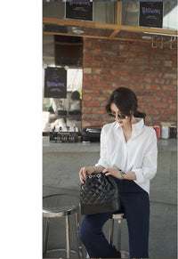 Load image into Gallery viewer, Women Solid Color Blouses Wholesale 220307658
