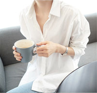 Load image into Gallery viewer, Women Solid Color Blouses Wholesale 220307659
