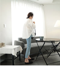 Load image into Gallery viewer, Women Solid Color Blouses Wholesale 220307659
