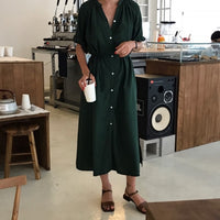 Load image into Gallery viewer, Women Solid Color Dresses Wholesale 220307666
