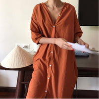 Load image into Gallery viewer, Women Solid Color Dresses Wholesale 220307666
