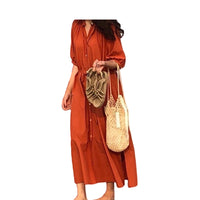 Load image into Gallery viewer, Women Solid Color Ribbon Dresses Wholesale 220307669
