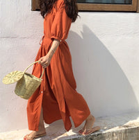 Load image into Gallery viewer, Women Solid Color Ribbon Dresses Wholesale 220307669
