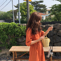 Load image into Gallery viewer, Women Solid Color Ribbon Dresses Wholesale 220307669
