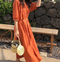 Load image into Gallery viewer, Women Solid Color Ribbon Dresses Wholesale 220307669
