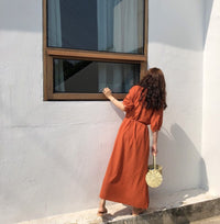 Load image into Gallery viewer, Women Solid Color Ribbon Dresses Wholesale 220307669
