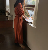 Load image into Gallery viewer, Women Solid Color Ribbon Dresses Wholesale 220307669
