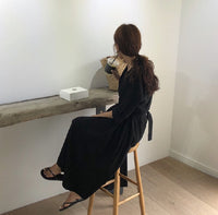 Load image into Gallery viewer, Women Solid Color Ribbon Dresses Wholesale 220307680
