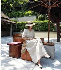 Load image into Gallery viewer, Women Solid Color Dresses Wholesale 220307685
