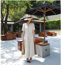 Load image into Gallery viewer, Women Solid Color Dresses Wholesale 220307685
