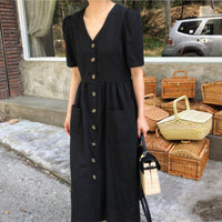 Load image into Gallery viewer, Women Solid Color Dresses Wholesale 220307685
