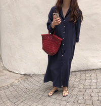 Load image into Gallery viewer, Women Solid Color Dresses Wholesale 220307687
