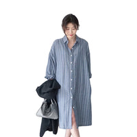 Load image into Gallery viewer, Women Striped Print Dresses Wholesale 220307693
