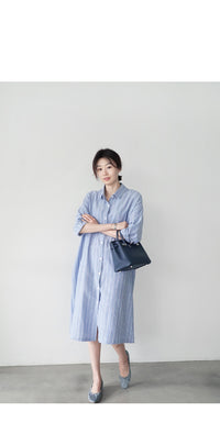 Load image into Gallery viewer, Women Striped Print Dresses Wholesale 220307693
