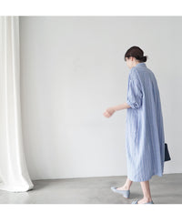 Load image into Gallery viewer, Women Striped Print Dresses Wholesale 220307693
