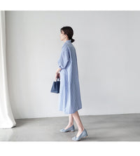 Load image into Gallery viewer, Women Striped Print Dresses Wholesale 220307693
