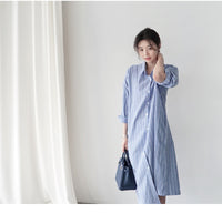 Load image into Gallery viewer, Women Striped Print Dresses Wholesale 220307693
