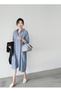 Load image into Gallery viewer, Women Striped Print Dresses Wholesale 220307693
