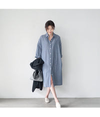 Load image into Gallery viewer, Women Striped Print Dresses Wholesale 220307693
