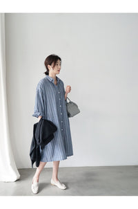 Load image into Gallery viewer, Women Striped Print Dresses Wholesale 220307693
