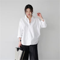 Load image into Gallery viewer, Women Solid Color Blouses Wholesale 220307695
