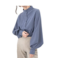 Load image into Gallery viewer, Women Solid Color Blouses Wholesale 220307698
