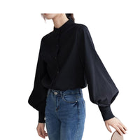 Load image into Gallery viewer, Women Solid Color Blouses Wholesale 220307698
