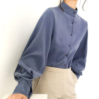 Load image into Gallery viewer, Women Solid Color Blouses Wholesale 220307698
