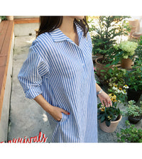 Load image into Gallery viewer, Women Striped Print Dresses Wholesale 220307702
