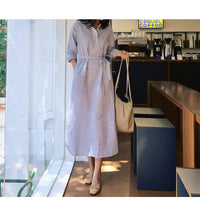 Load image into Gallery viewer, Women Striped Print Dresses Wholesale 220307702
