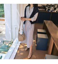 Load image into Gallery viewer, Women Striped Print Dresses Wholesale 220307702
