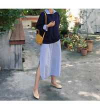 Load image into Gallery viewer, Women Striped Print Dresses Wholesale 220307702
