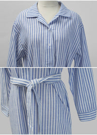 Load image into Gallery viewer, Women Striped Print Dresses Wholesale 220307702
