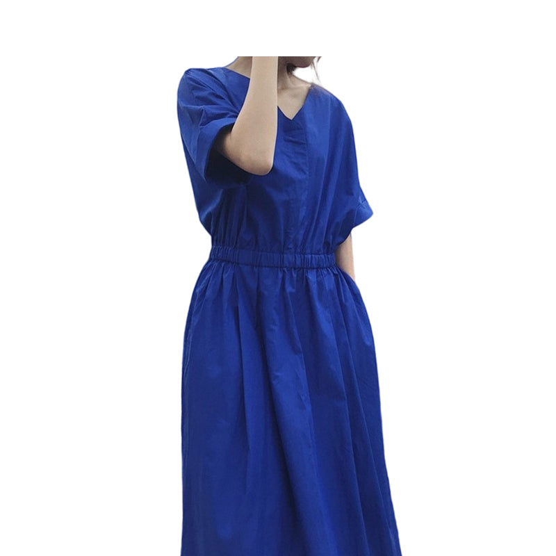 Women Solid Color Dresses Wholesale 220307710