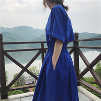 Load image into Gallery viewer, Women Solid Color Dresses Wholesale 220307710
