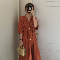 Load image into Gallery viewer, Women Solid Color Dresses Wholesale 220307714
