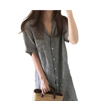 Load image into Gallery viewer, Women Striped Print Dresses Wholesale 220307717
