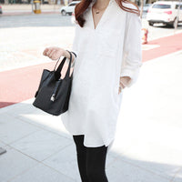 Load image into Gallery viewer, Women Solid Color Blouses Wholesale 220307747
